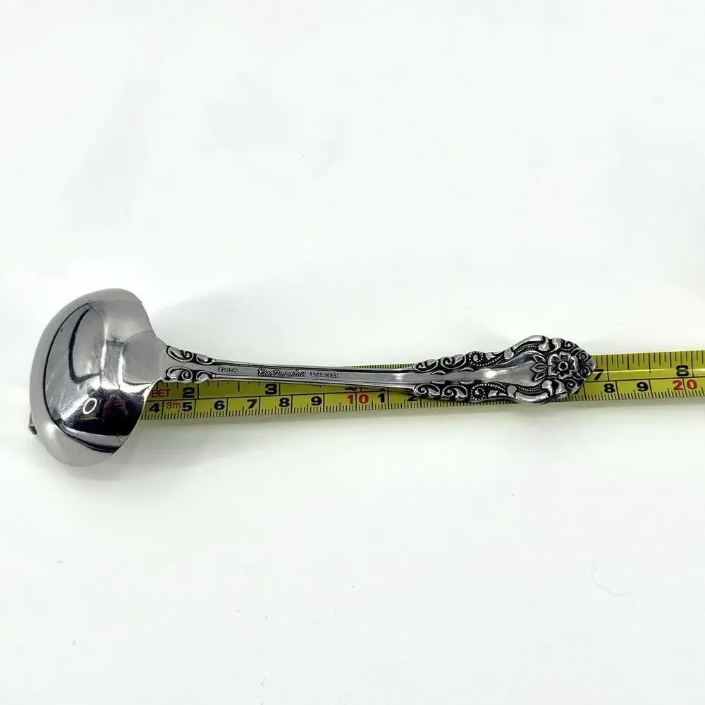 3 Table/Serving Utensils VTG VOISIN FLORAL CONTINENTAL Ladle Butter Knife Spoon